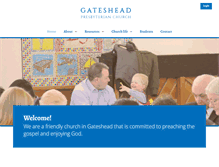 Tablet Screenshot of gatesheadpres.org.uk